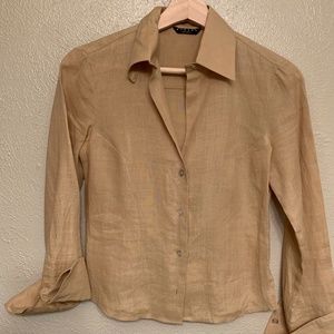 Linen Top, Size XS